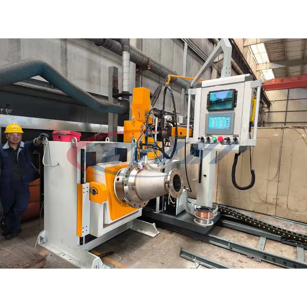 Trạm hàn ống tự động Qizhi sử dụng công nghệ hàn TIG/Saw hiệu quả hình ảnh 13-description
