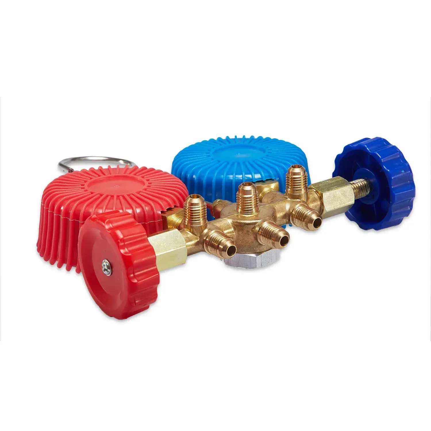 Đồng hồ đo manifold R404A được làm từ đồng, có kính quan sát