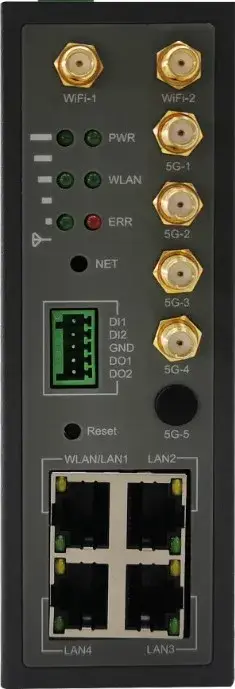 Bộ định tuyến WiFi công nghiệp hỗ trợ RS232, RS485, GPS, VPN và 5G băng tần kép di động