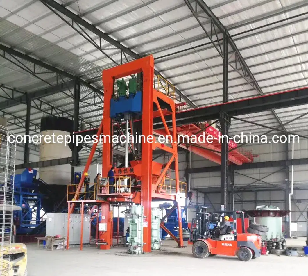 Máy sản xuất ống nước bê tông cốt thép hai ống tự động Rcp áp lực hướng tâm - Giải pháp hiệu quả cho công trình thoát nước hình ảnh 12-description
