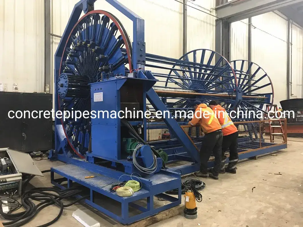 Máy sản xuất ống nước bê tông cốt thép hai ống tự động Rcp áp lực hướng tâm - Giải pháp hiệu quả cho công trình thoát nước hình ảnh 19-description