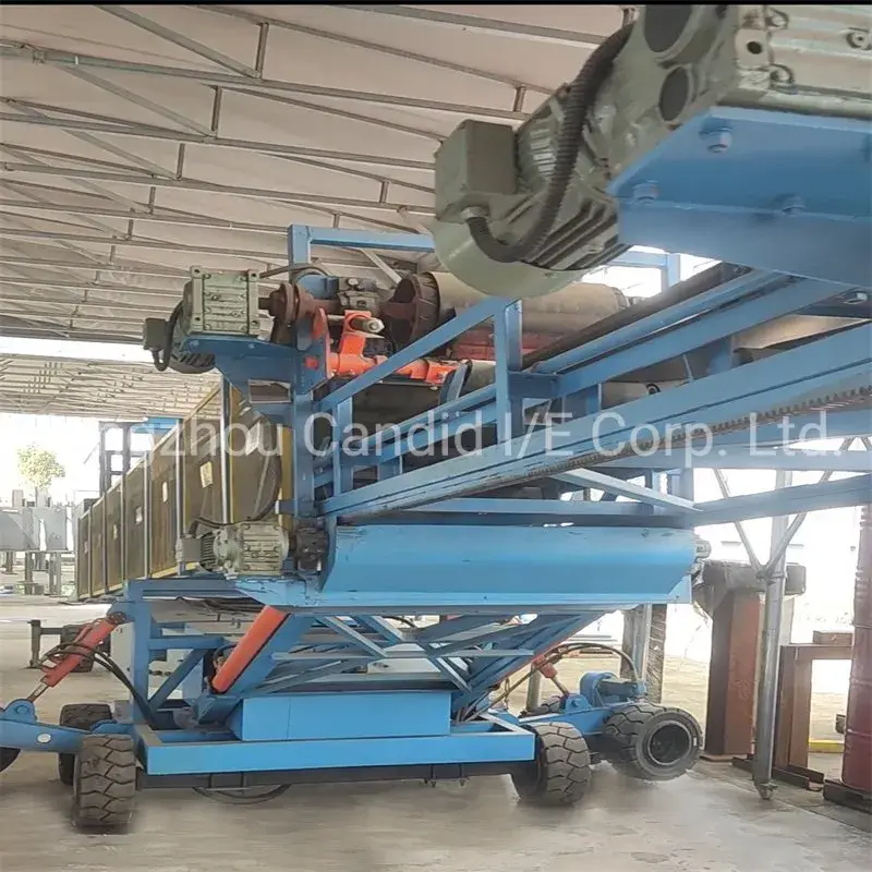 Băng tải di động với chức năng xếp chồng theo chiều radial và điều chỉnh góc thông minh