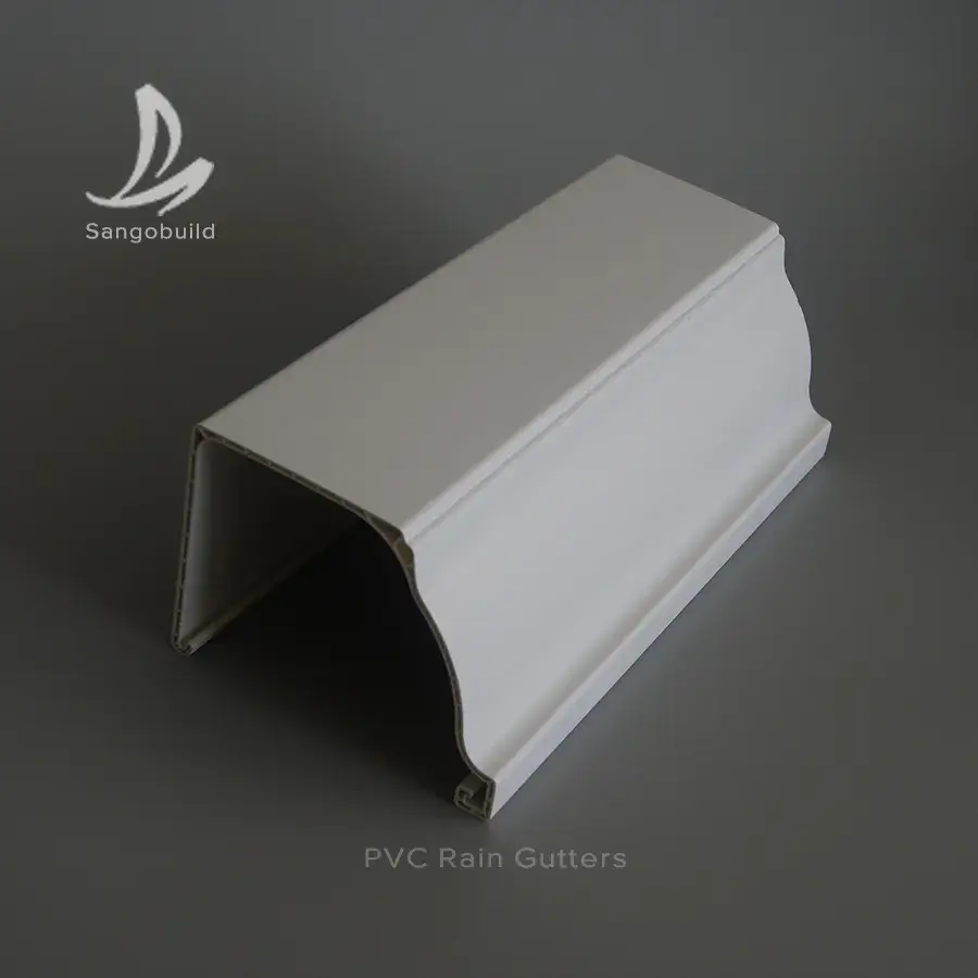 Bộ sản phẩm máng xối PVC và phụ kiện thoát nước đa dạng