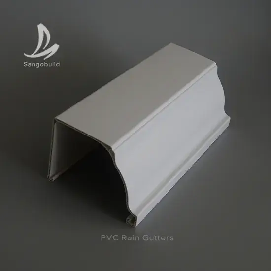 Bộ sản phẩm máng xối PVC và phụ kiện thoát nước đa dạng