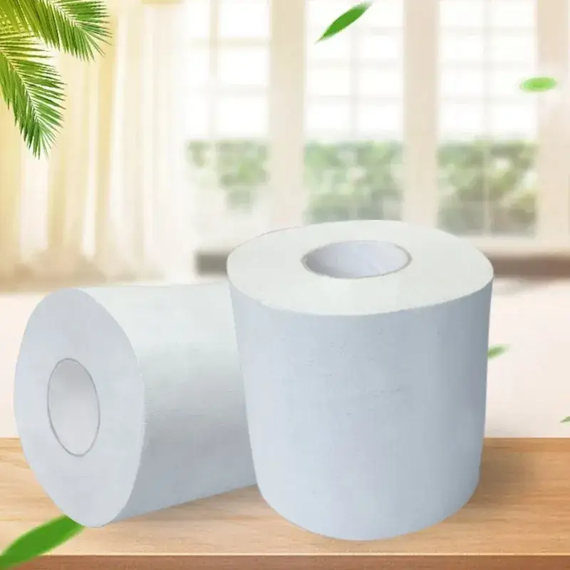 Cuộn giấy vệ sinh bột tái chế, mềm mại và có thể tùy chỉnh theo yêu cầu