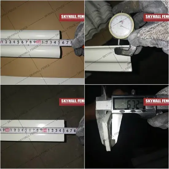 Hàng rào kim loại mạ kẽm chắc chắn, màu đỏ đẹp mắt