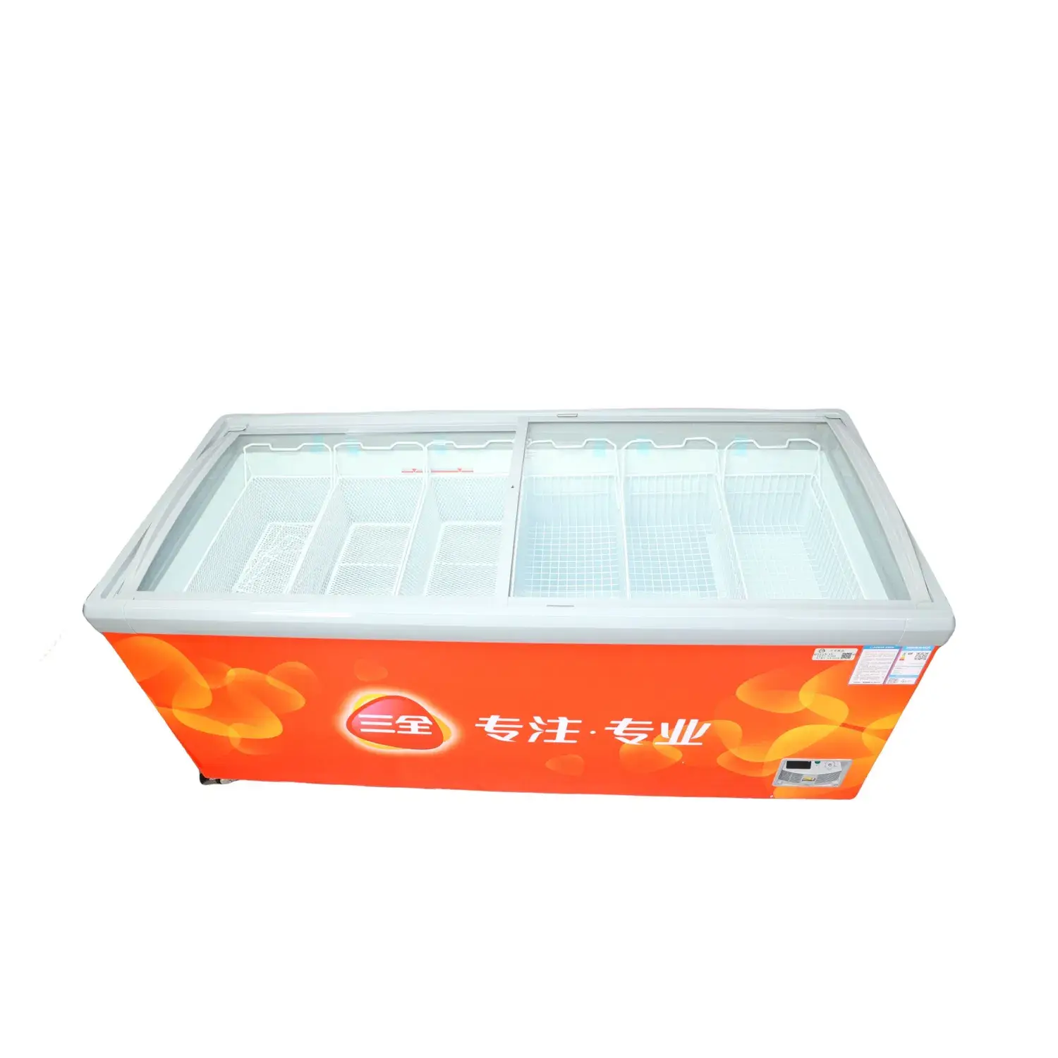 Kệ Lạnh Topping Có Nắp Kính - Bảo Vệ Kem Trong Tủ Đông