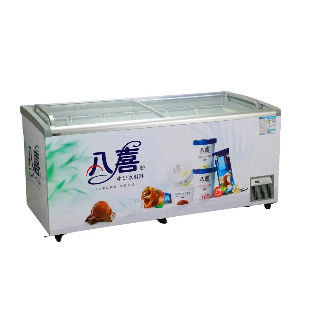 Kệ Lạnh Topping Có Nắp Kính - Bảo Vệ Kem Trong Tủ Đông hình ảnh 15-description
