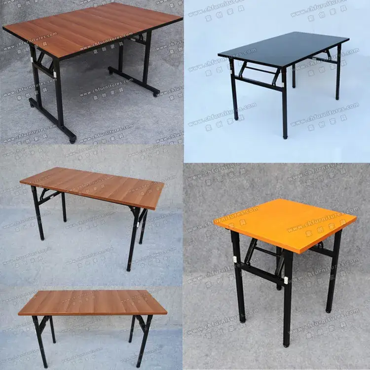 Bàn tiệc gập tròn kích thước 6FT phù hợp cho tiệc cưới và sự kiện tại khách sạn
