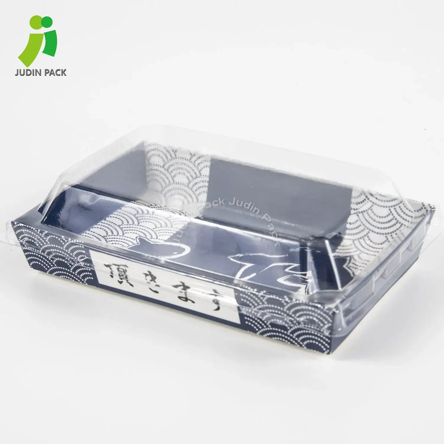 Hộp đựng đồ ăn một lần bằng chất liệu nhựa, phù hợp cho bữa ăn mang đi, cơm bento và sushi