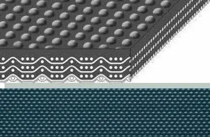 Băng tải PVC phẳng với núm tròn họa tiết cho máy móc trong ngành gốm sứ và đá cẩm thạch hình ảnh 7-description