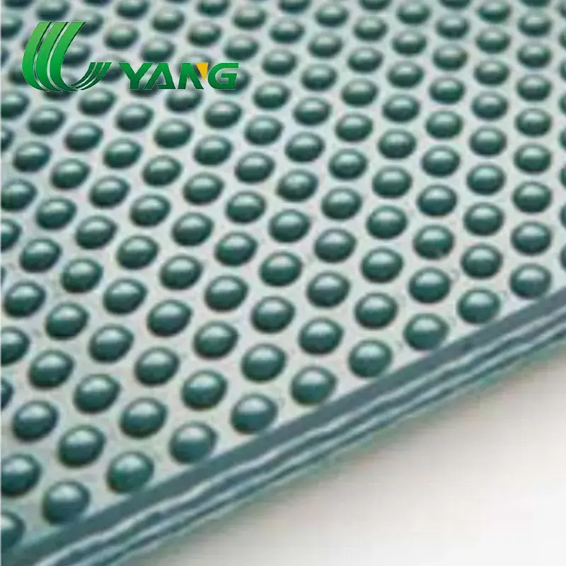 Băng tải PVC phẳng với núm tròn họa tiết cho máy móc trong ngành gốm sứ và đá cẩm thạch hình ảnh 5-description