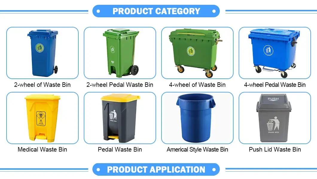 Thùng chứa chất thải ngoại trời có bánh xe dung tích 660L và 1100L hình ảnh 14-description