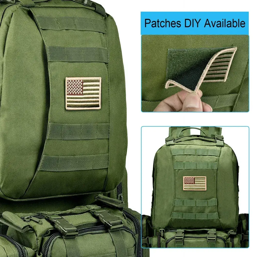 Ba lô Molle chiến thuật với khả năng mở rộng linh hoạt hình ảnh 18-description
