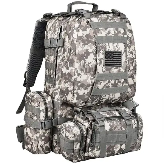 Ba lô Molle chiến thuật với khả năng mở rộng linh hoạt hình ảnh 1-description