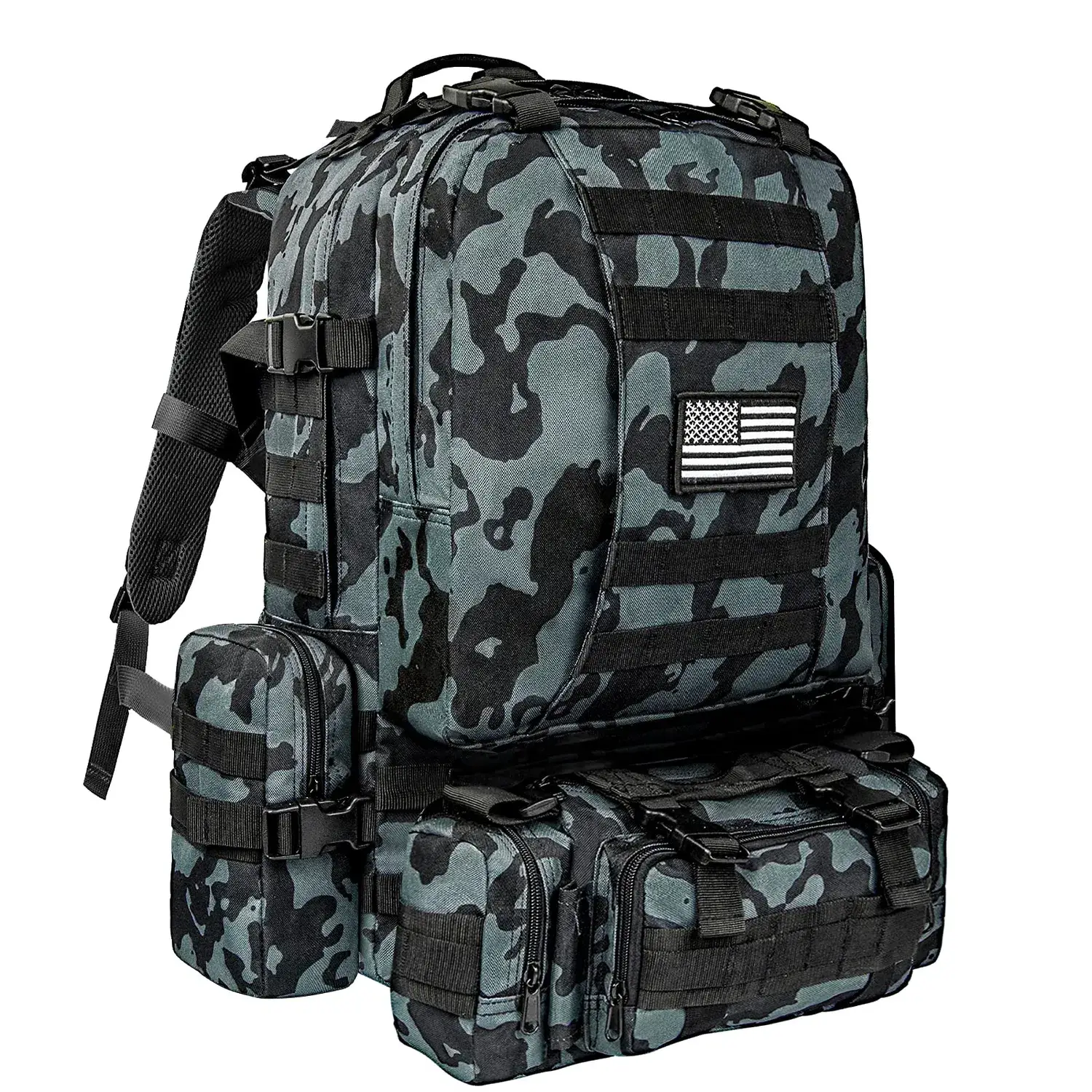 Ba lô Molle chiến thuật với khả năng mở rộng linh hoạt