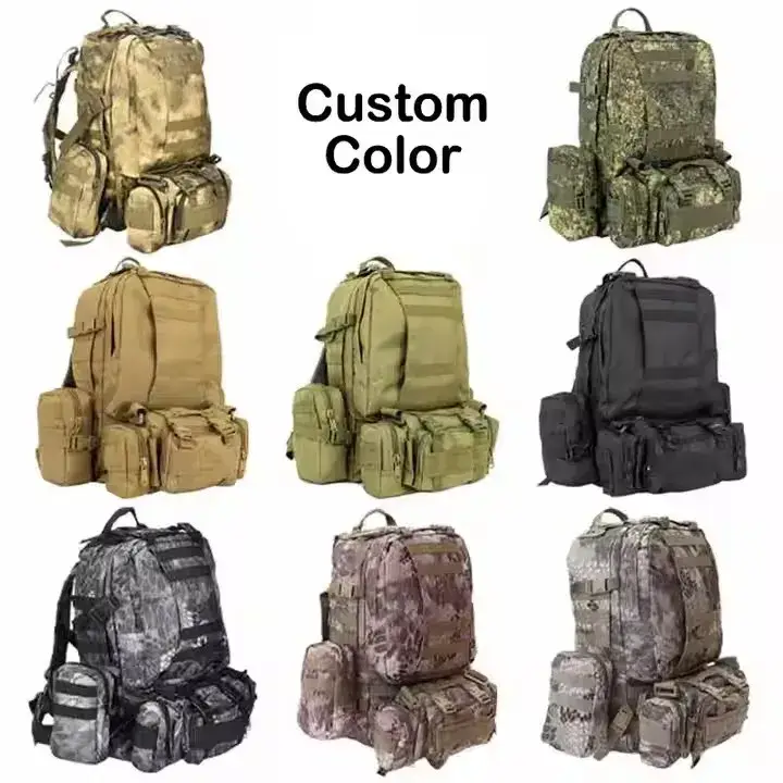 Ba lô Molle chiến thuật với khả năng mở rộng linh hoạt hình ảnh 15-description