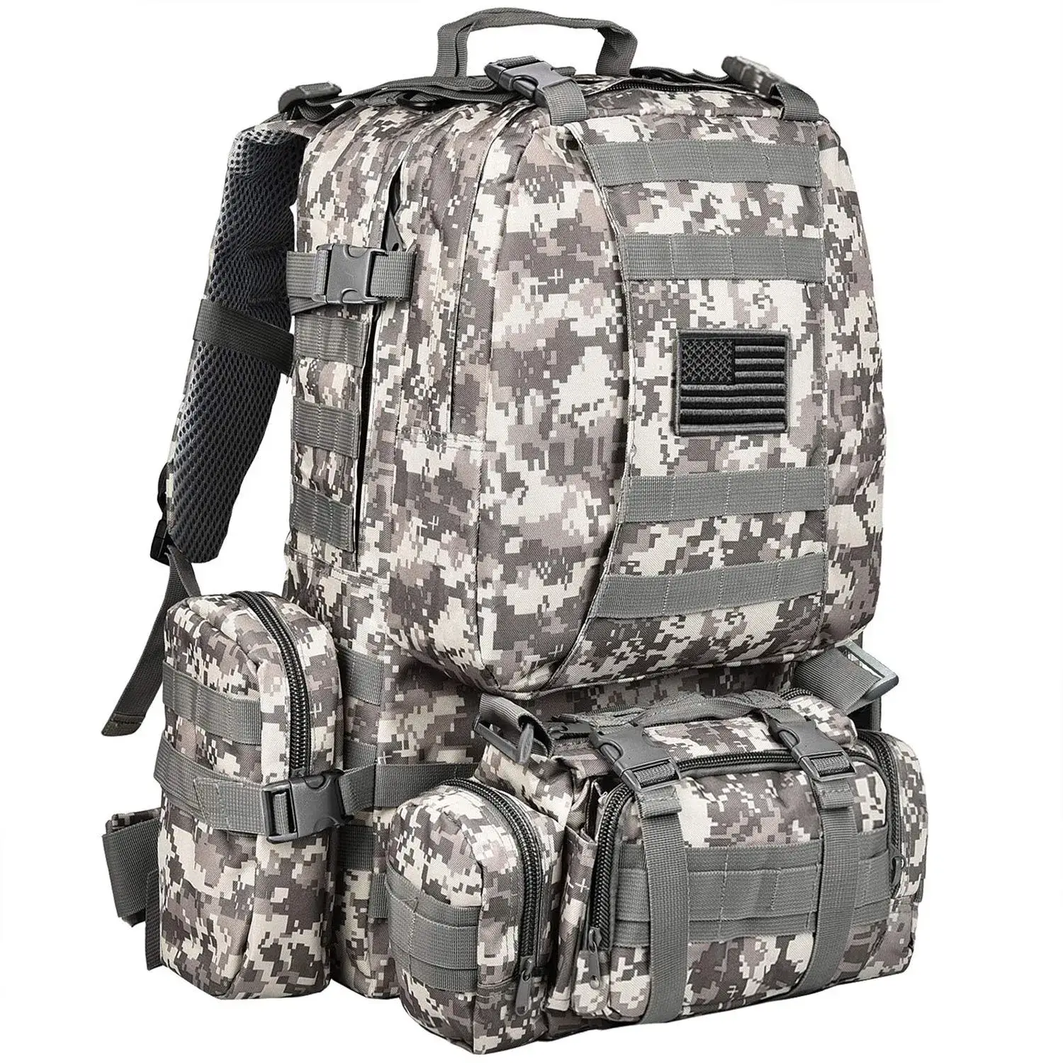 Ba lô Molle chiến thuật với khả năng mở rộng linh hoạt