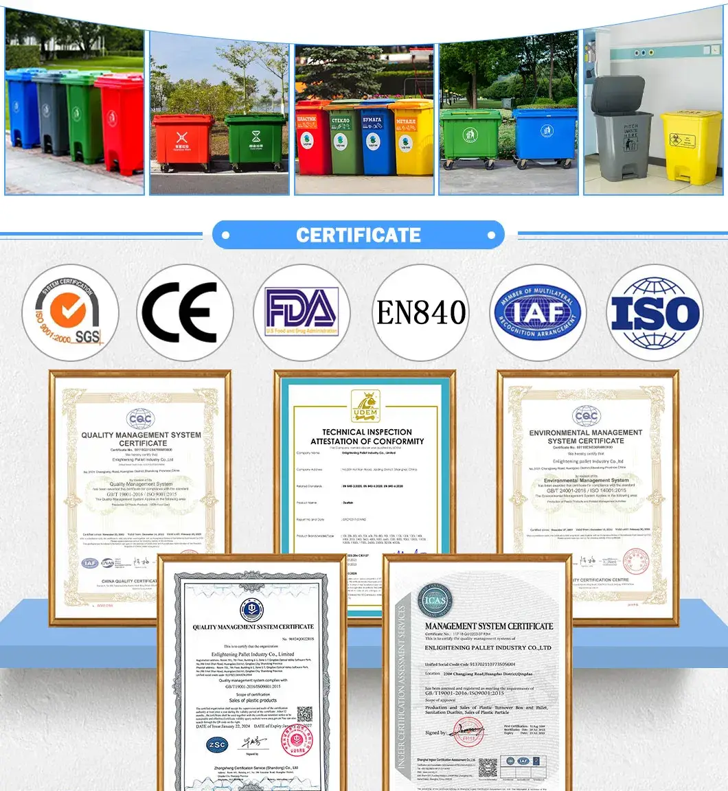 Thùng rác nhựa dung tích lớn từ 100 đến 1200 lít chất lượng bền bỉ và đáng tin cậy hình ảnh 15-description