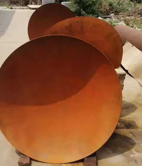 Lò Sưởi Được Làm Từ Thép Corten, Kiểu Dáng Chóp Gỉ, Phong Cách Ngoại Thất, Kích Thước 120cm