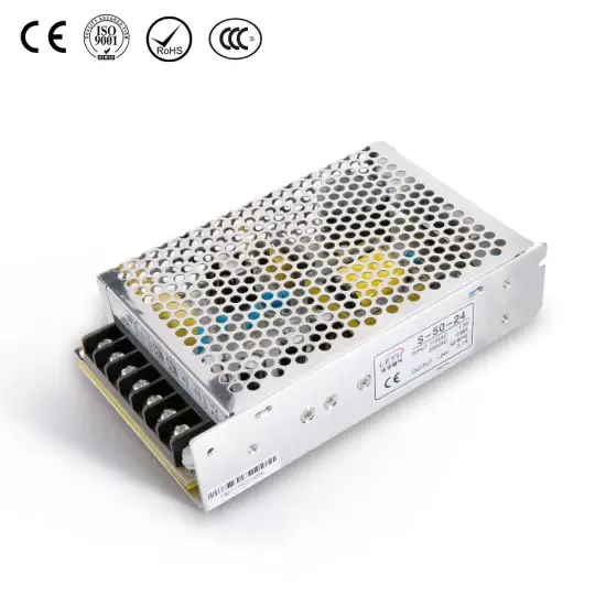 Bộ nguồn chuyển đổi điện AC sang DC S-50-24, sản phẩm chất lượng từ nhà sản xuất Trung Quốc