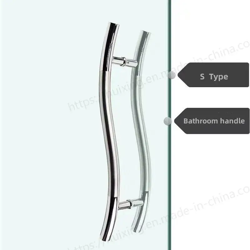 Tay nắm cửa kính cường lực hình S bằng thép không gỉ hai mặt: lựa chọn an toàn và đẹp mắt cho ngôi nhà
