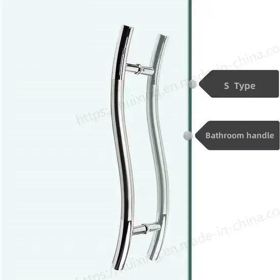 Tay nắm cửa kính cường lực hình S bằng thép không gỉ hai mặt: lựa chọn an toàn và đẹp mắt cho ngôi nhà