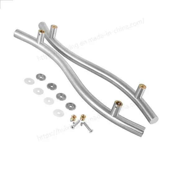 Tay nắm cửa kính cường lực hình S bằng thép không gỉ hai mặt: lựa chọn an toàn và đẹp mắt cho ngôi nhà