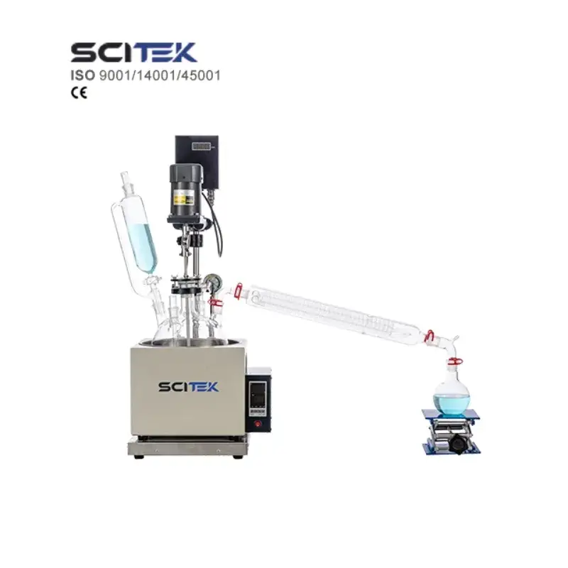Máy khuấy hóa chất SCITEK dung tích 1L với cấu trúc lớp kính đơn mới