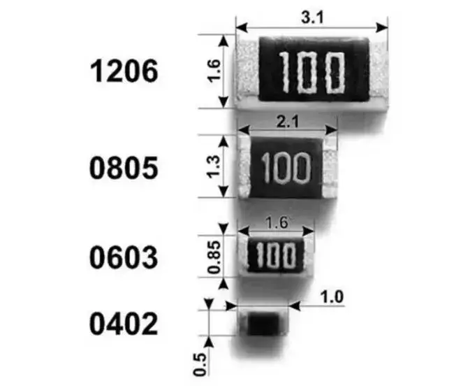 Điện trở SMD: Các loại 0603, 0805, 1206, 1210, 1812, 2010, 2512 từ 1r-1m, độ chính xác 1% 5% hình ảnh 14-description