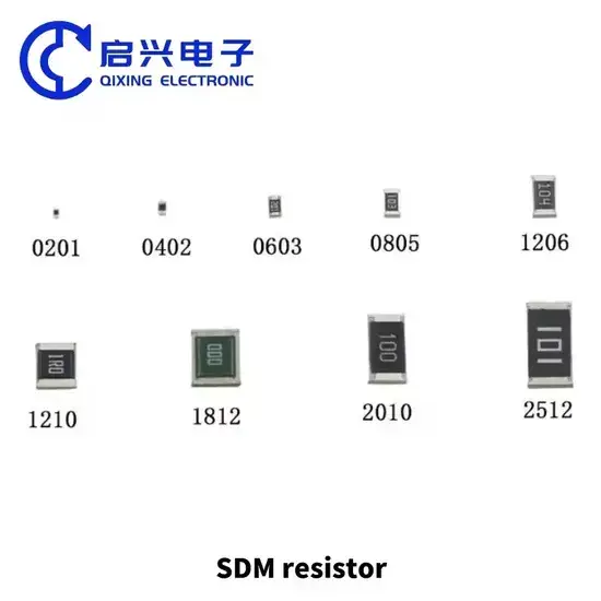 Điện trở SMD: Các loại 0603, 0805, 1206, 1210, 1812, 2010, 2512 từ 1r-1m, độ chính xác 1% 5%