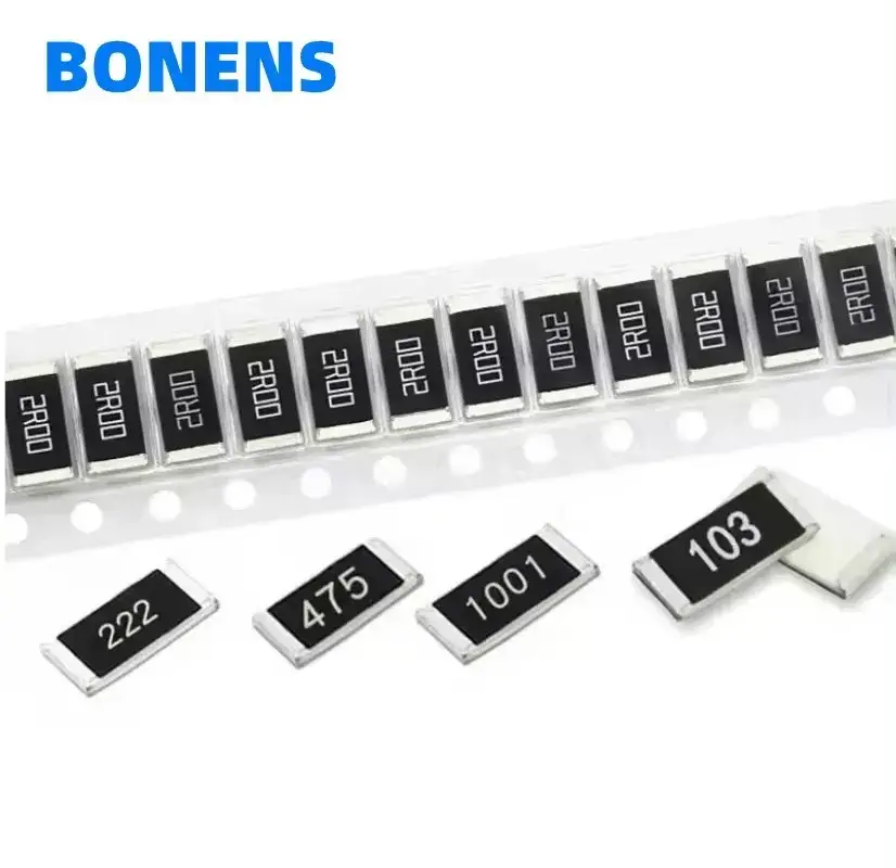 Điện trở SMD: Các loại 0603, 0805, 1206, 1210, 1812, 2010, 2512 từ 1r-1m, độ chính xác 1% 5%