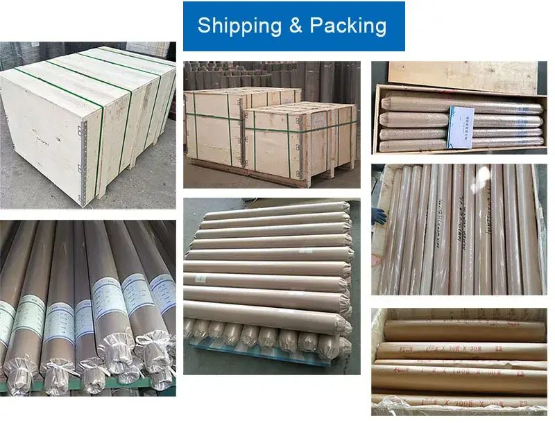 Lưới lọc thép không gỉ SS304 SS316 Hà Lan dạng vuông cho công tác sàng lọc hình ảnh 19-description