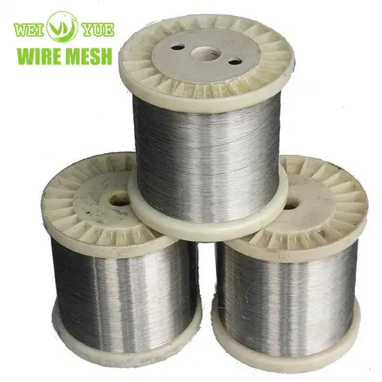 Tấm sợi dây thép không gỉ SS316L 0.04mm, phù hợp cho việc sản xuất găng tay chống cắt dệt