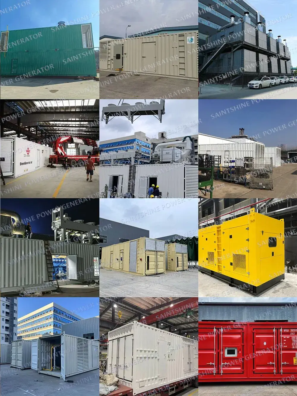 Máy phát điện khí Mwm công suất 1000kw, 1500kw, 2000kw, 1MW, 2MW, 3MW - Nhà máy Saintshine loại im lặng hình ảnh 24-description