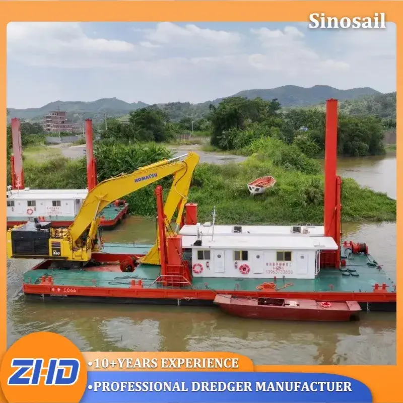Máy xúc đầm bùn/cát Sinosail được điều chỉnh theo yêu cầu