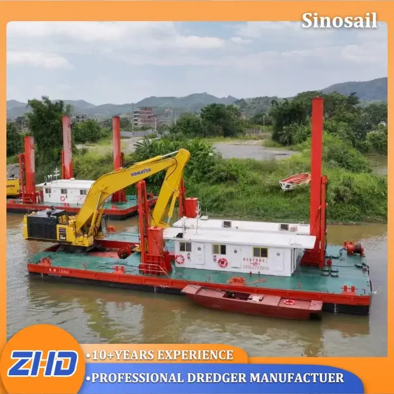 Máy xúc đầm bùn/cát Sinosail được điều chỉnh theo yêu cầu