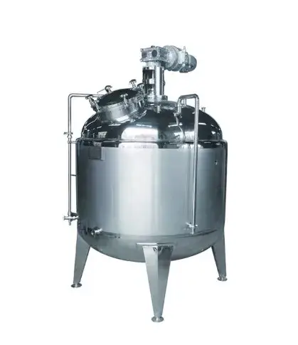 Bồn trộn và gia nhiệt thép không gỉ vệ sinh cánh khuấy hiệu quả hình ảnh 12-description