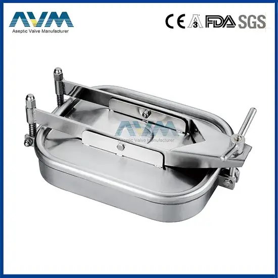 Nắp hố ga tròn từ chất liệu thép không gỉ vệ sinh dành cho công nghiệp sản xuất đồ uống sữa