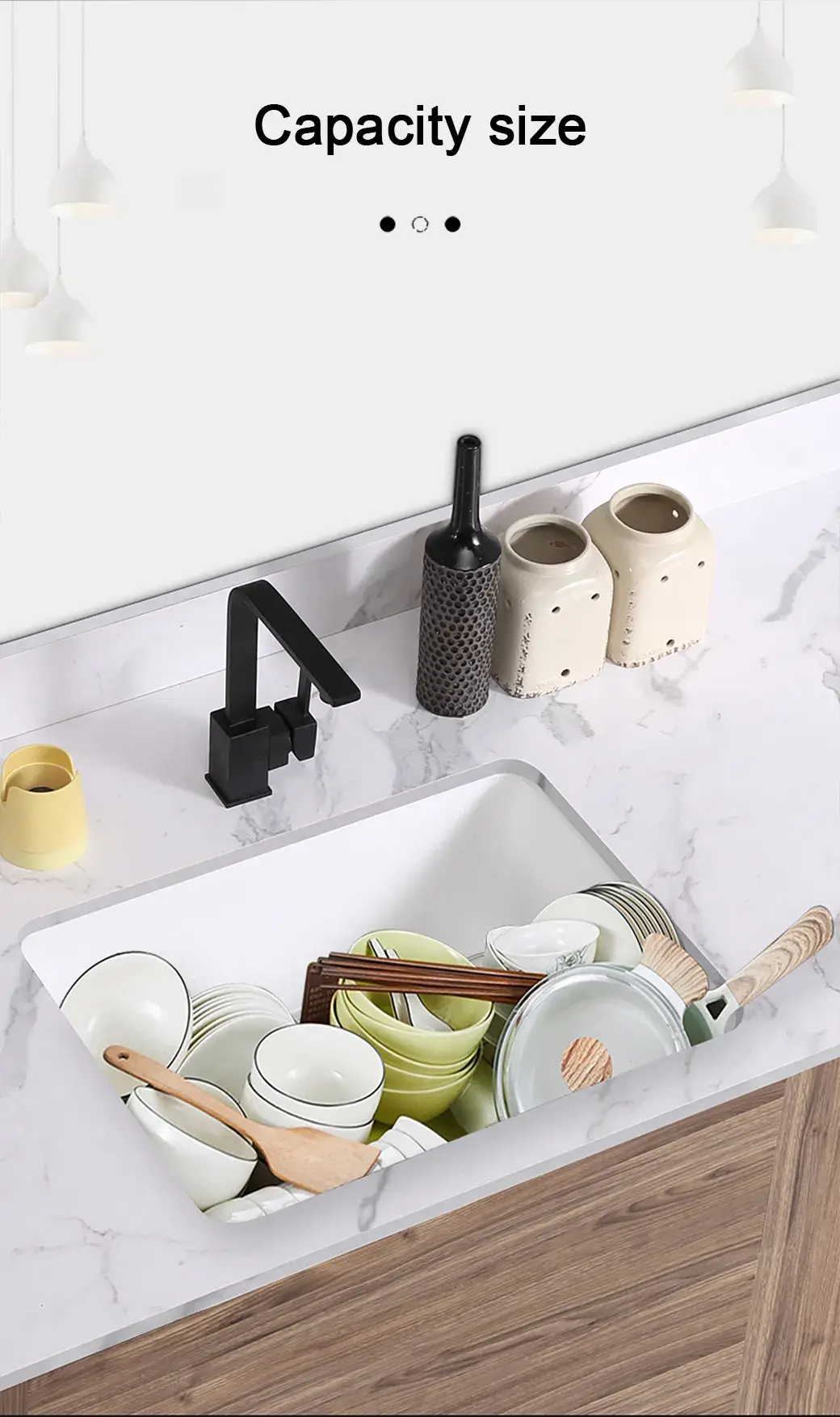 Bồn rửa chén âm bàn sứ cho phòng tắm và bồn rửa đồ trong bếp hình ảnh 15-description
