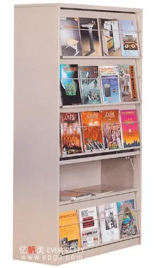 Giá kệ tạp chí đơn mặt phù hợp cho thư viện trường học hình ảnh 1-description