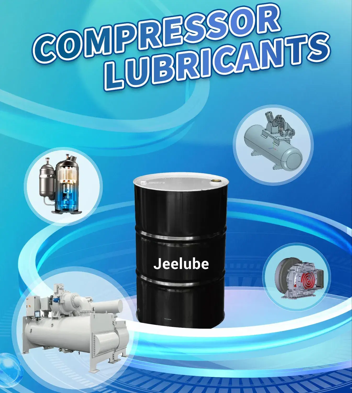 Dầu bôi trơn Jeelube 3X dành cho máy nén vít - Sản phẩm chất lượng cao