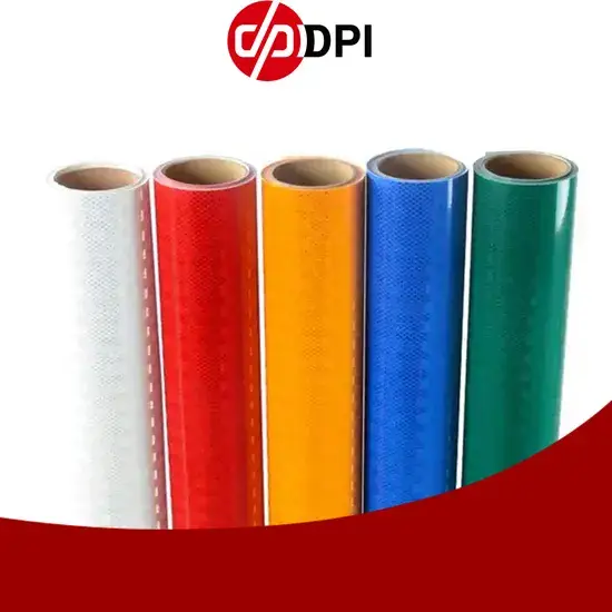 Vật liệu dán phản quang tự dính cho biển báo giao thông - Loại nhựa chất lượng cao