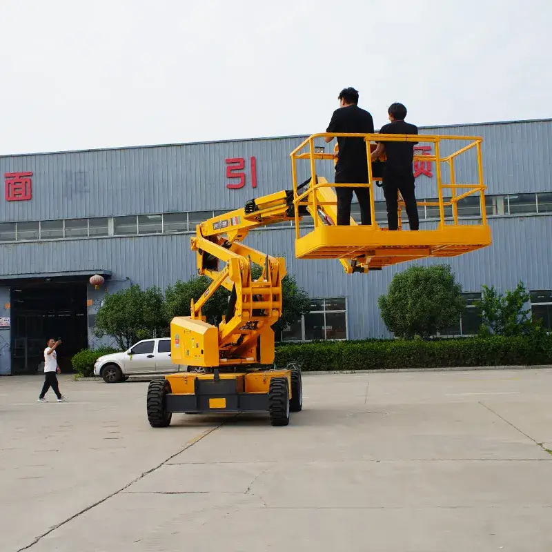 Bàn nâng tự hành 21m với chức năng hoạt động trên không và nền tảng làm việc điện