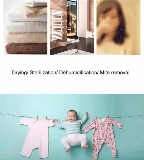Thiết bị sưởi ấm cho khăn từ thép tự điều chỉnh
