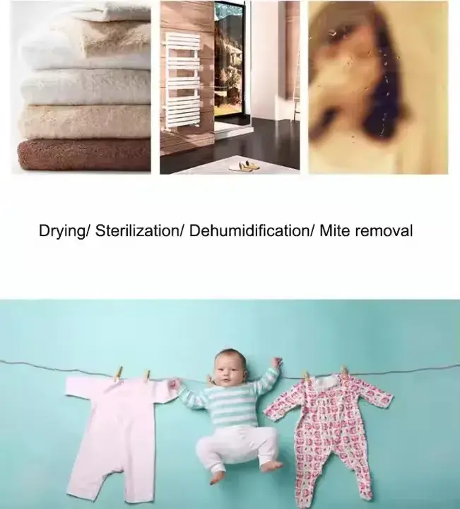 Thiết bị sưởi ấm cho khăn từ thép tự điều chỉnh