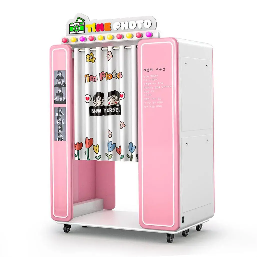 Phòng chụp ảnh tự phục vụ với Máy in tích hợp, có bán tiền xu sẵn sàng phục vụ bạn hình ảnh 12-description