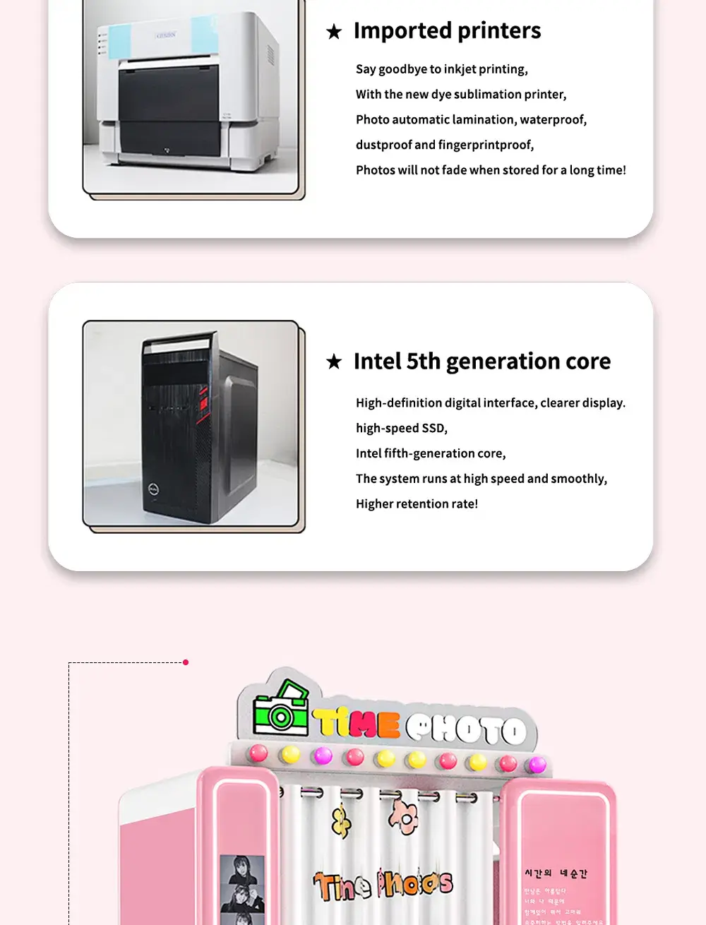 Phòng chụp ảnh tự phục vụ với Máy in tích hợp, có bán tiền xu sẵn sàng phục vụ bạn hình ảnh 17-description