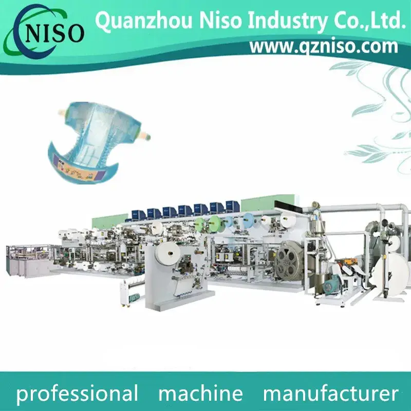 Máy tự động sản xuất tã lót cho trẻ em