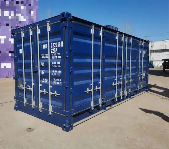 Cửa bên chất lượng ISO9001 với cấu trúc thép container chắc chắn